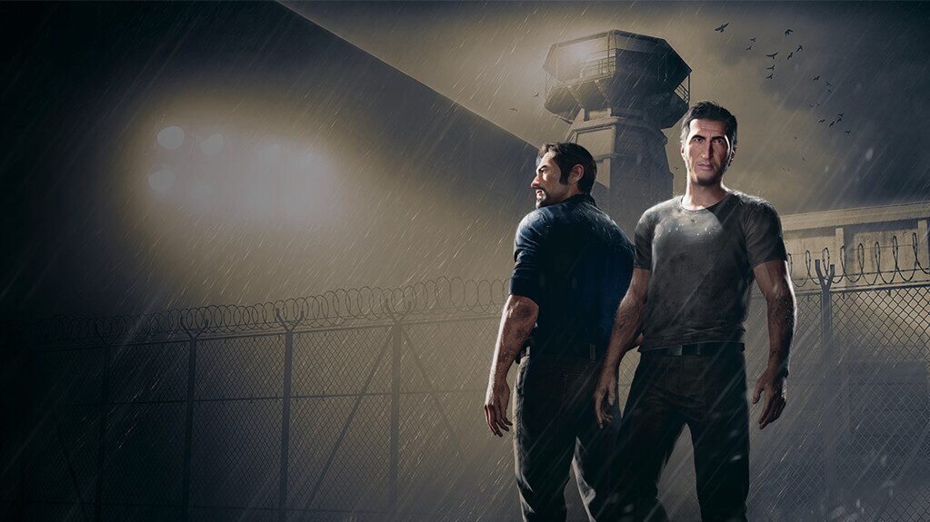 Coming out game. A way out обнимаются.
