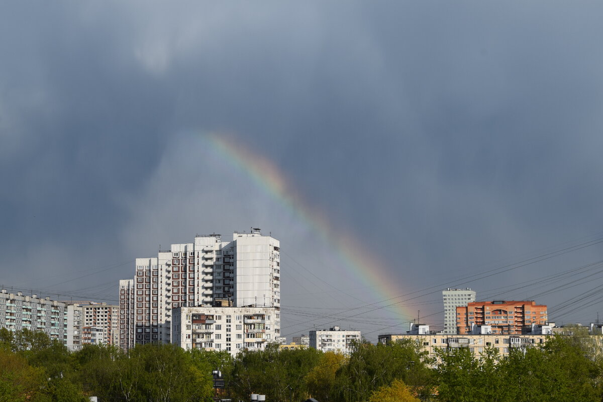 Смешение разных типов жилых домов, построенных в разное время...