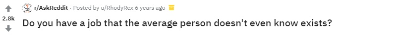 Есть ли у вас работа, о существовании которой другие даже не подозревают? 