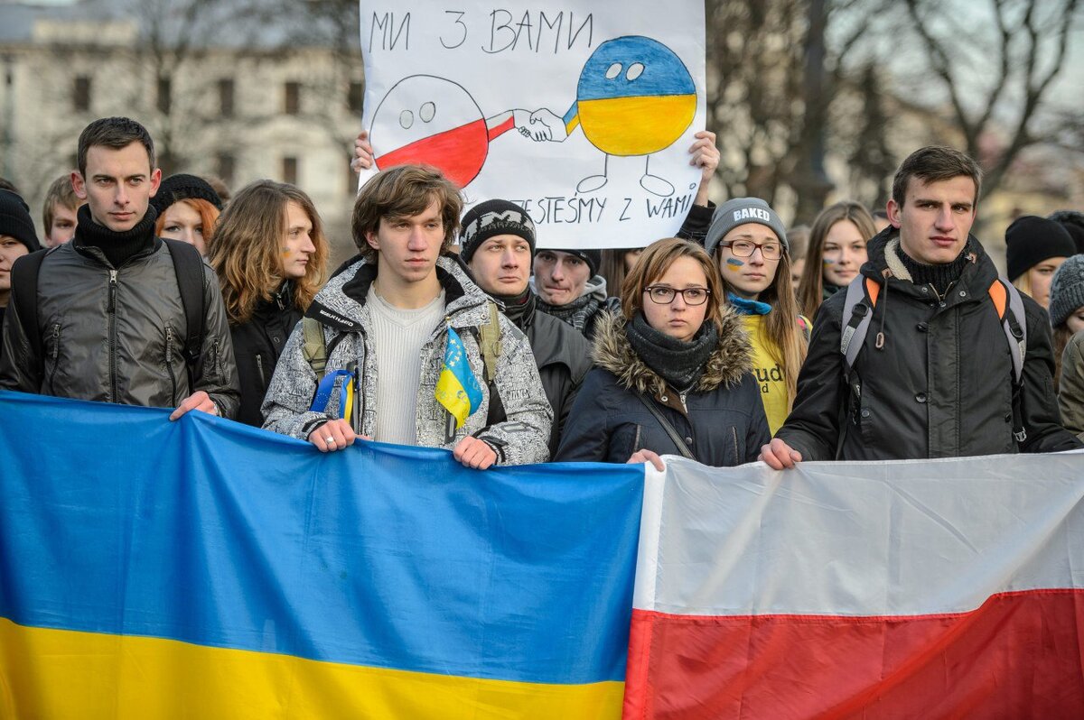 Фото взято из открытых источников в интернете. Украинцы в Польше