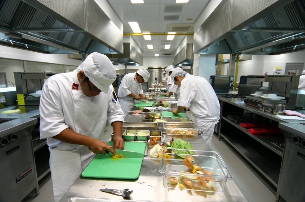 Представьте что поваров в три раза больше, а кухня меньше