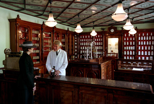 Фото из архива аптечного музея в Стокгольме