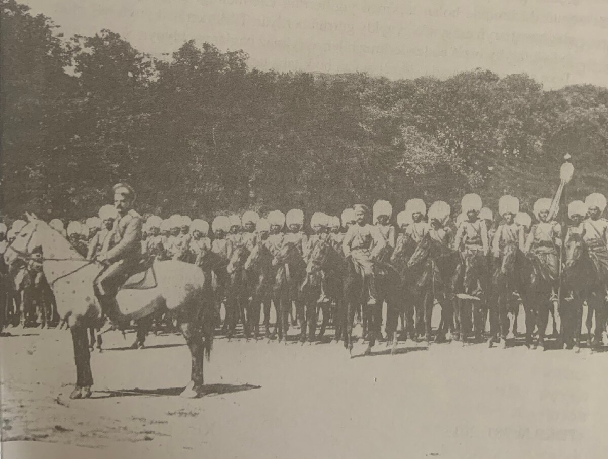 Фото из архива. Туркменская конная дивизия в селе Кёши (Ашхабад) 1916г.