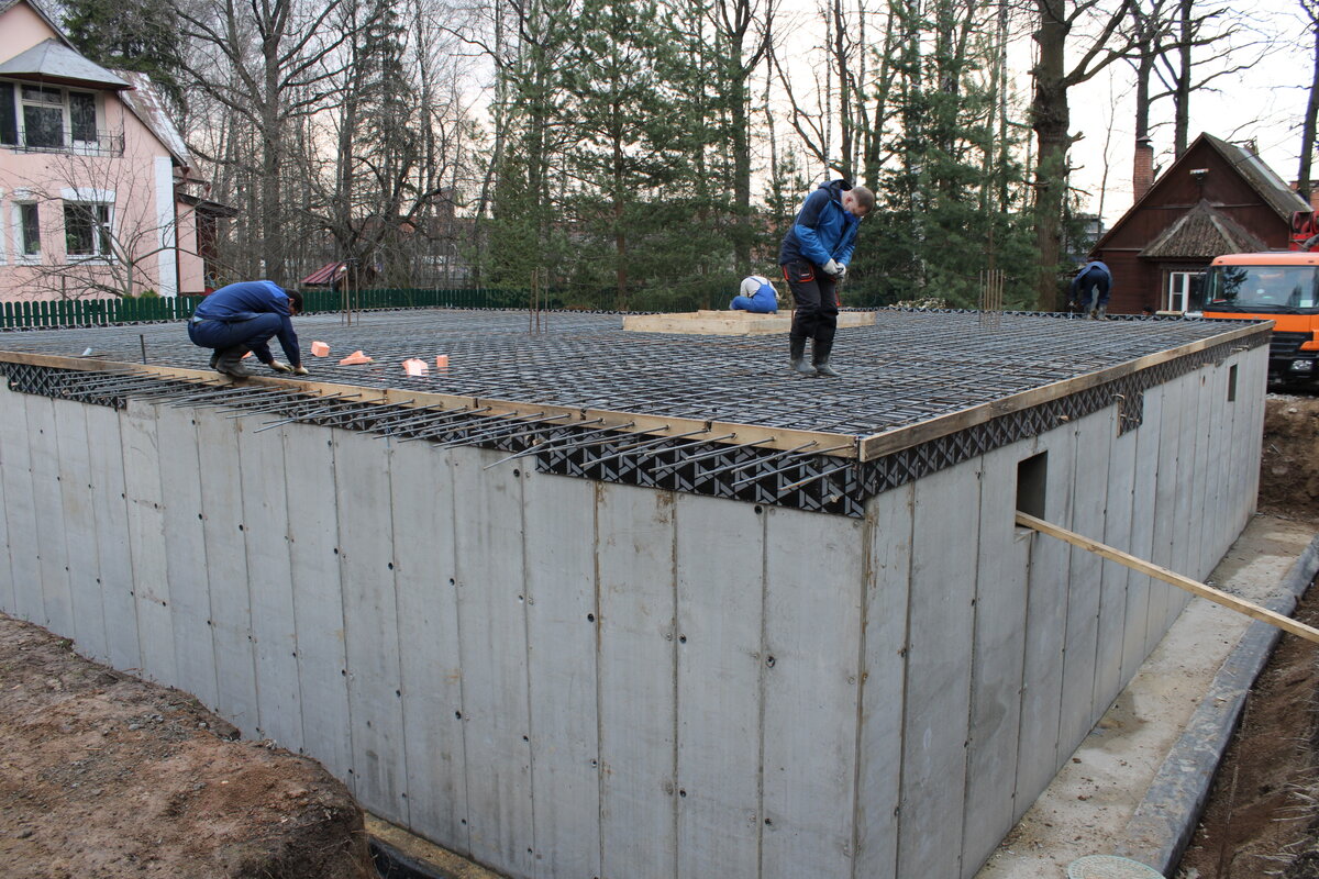 Строительство монолитного перекрытия