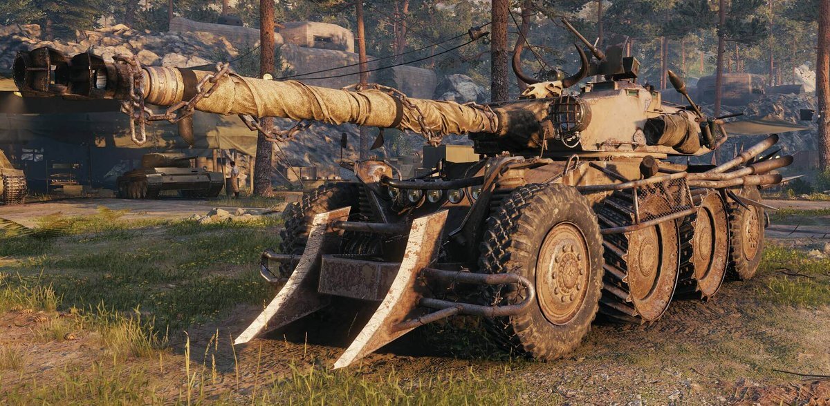 Cкриншот из игры World of Tanks.
