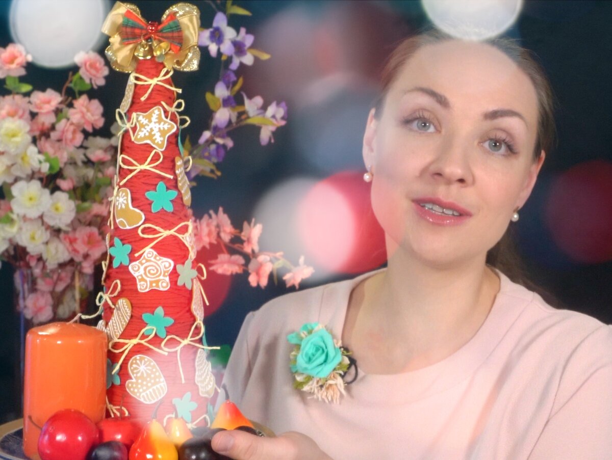 Новогодняя елочка своими руками! Ксения Назарова!