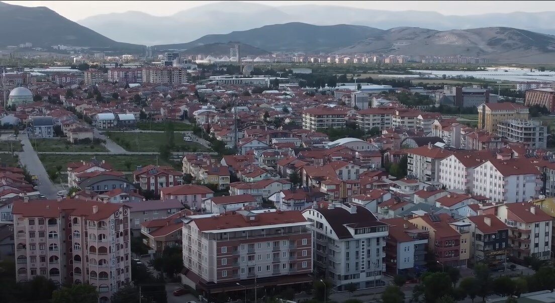 *Фото автора с дрона. Вид на Ыспарту сверху