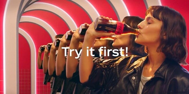  Реклама от Coca-Cola в стиле TikTok