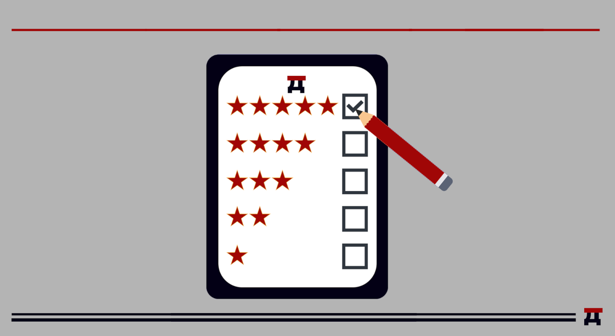 Стандартный опрос подразумевает бальную оценку