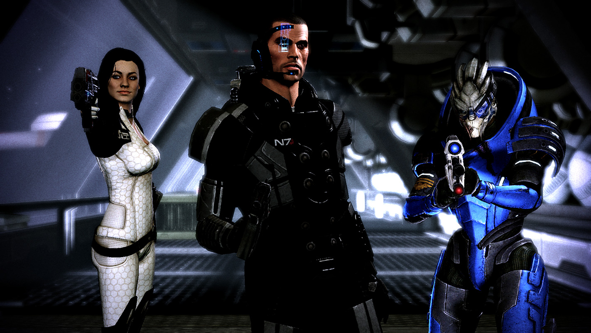 Mass 2. Mass Effect 2. Mass Effect 2 (2010). Mass Effect 2 screenshots. Команда Шепарда в Mass Effect 2.