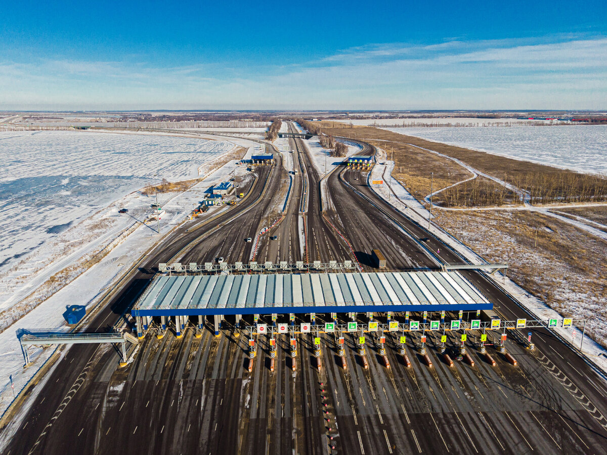 Пункт взимания платы на дороге М-4