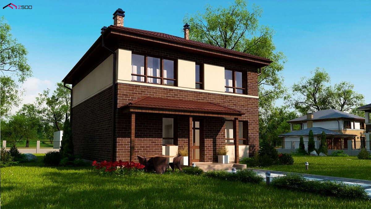 Проект дома Zx24 A v1