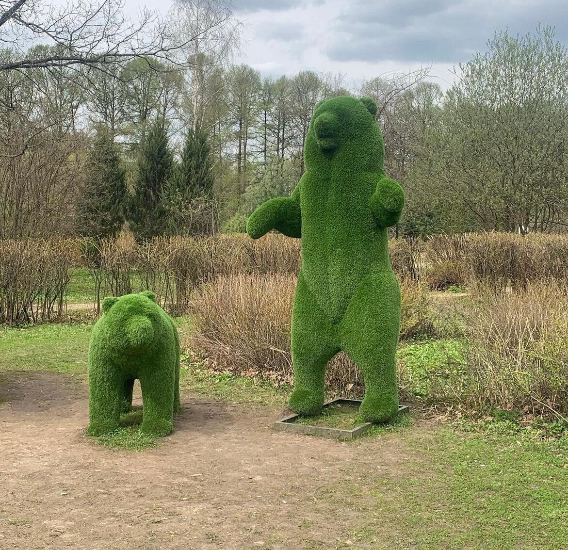 Топиарий в Бирюлевском дендропарке © "Покажу Москву"
