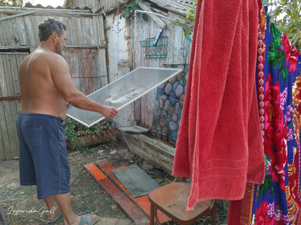 Душевая пригодилась