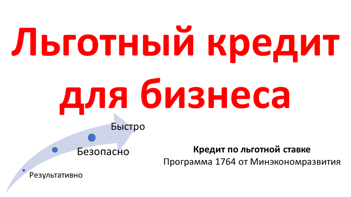 В получении льготного кредита нет ничего сложного.