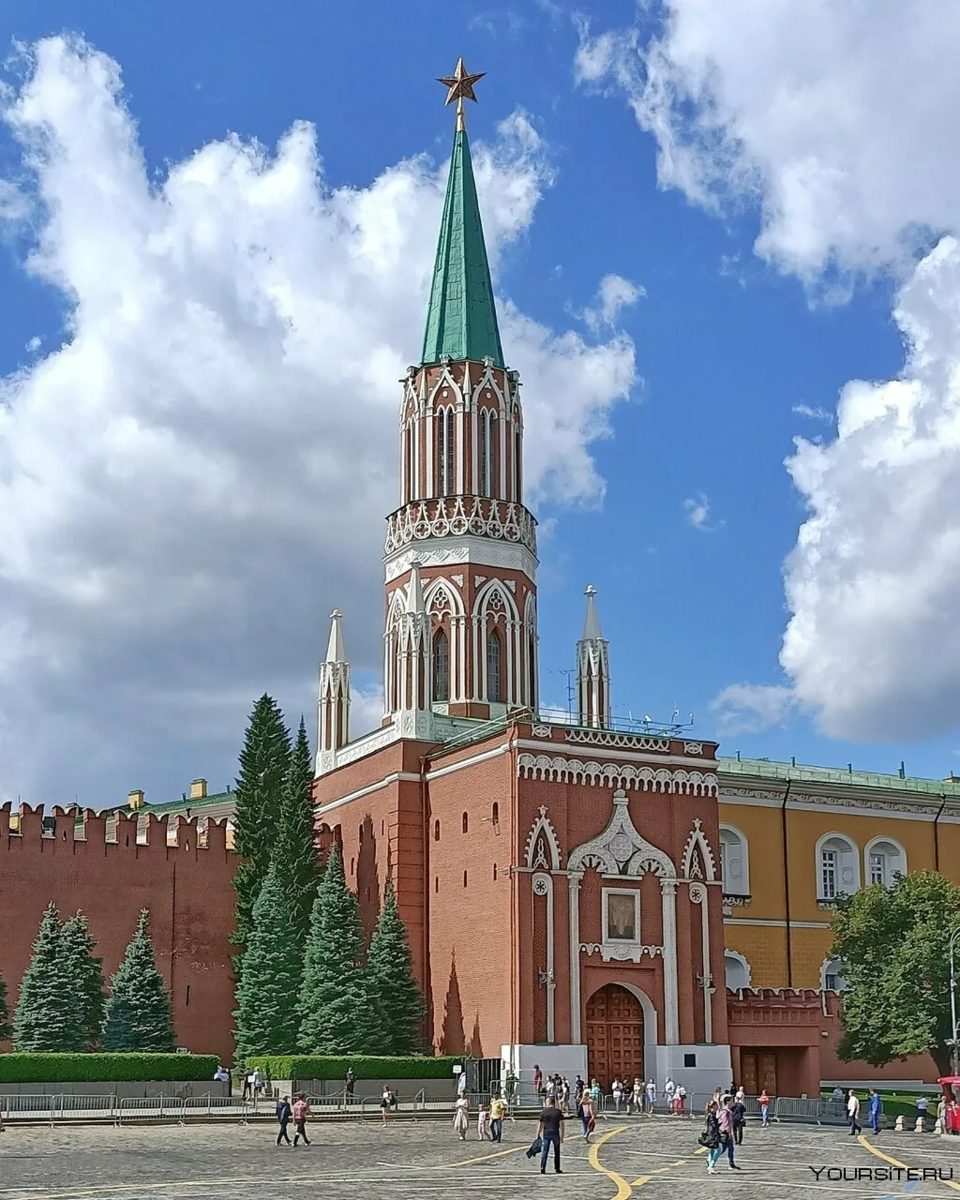 Западные башни кремля. Никольские ворота Кремля Москва.