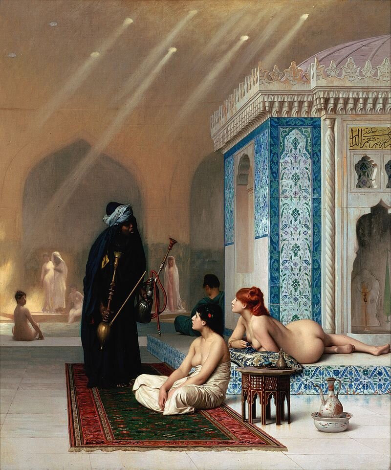 «Бассейн в гареме», Жан Леон Жером, 1876 г.