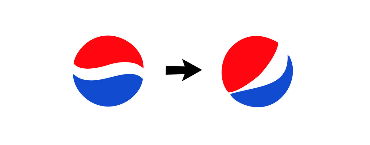 Изменения в логотипе Pepsi