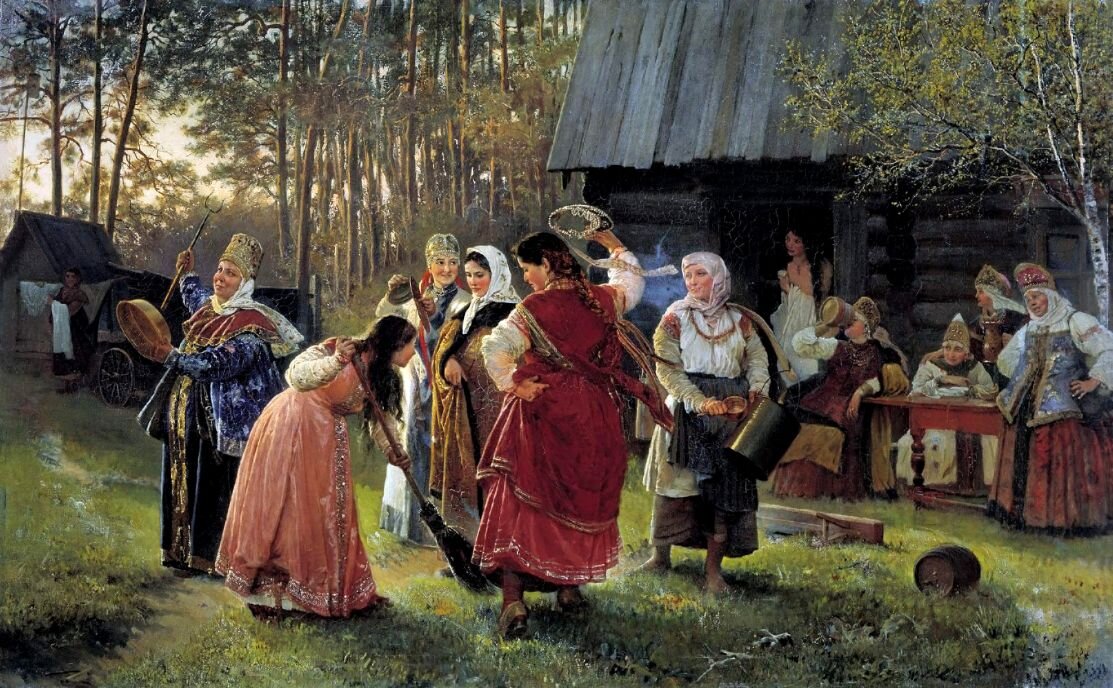 Алексей Корзухин. Девичник. 1889