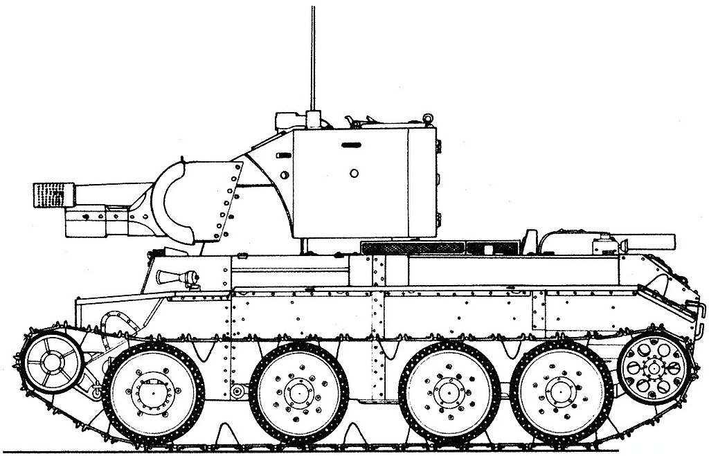 Бт 7 танк рисунок