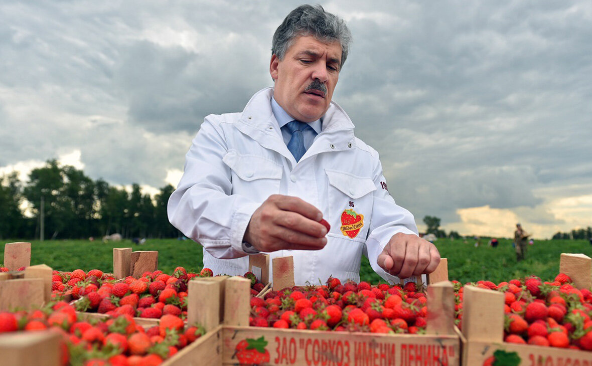 Экс-кандидат в президенты РФ Павел Грудинин