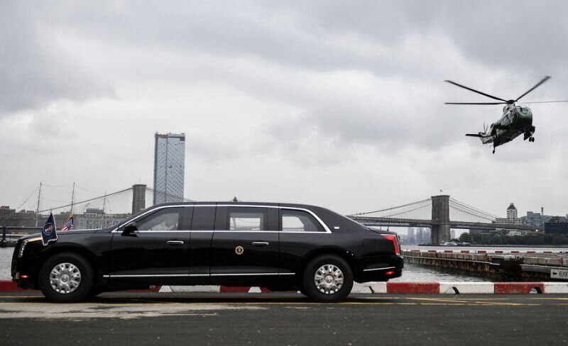 Автомобиль Дональда Трампа Getty Images/Mandel Ngan - Car and Driver