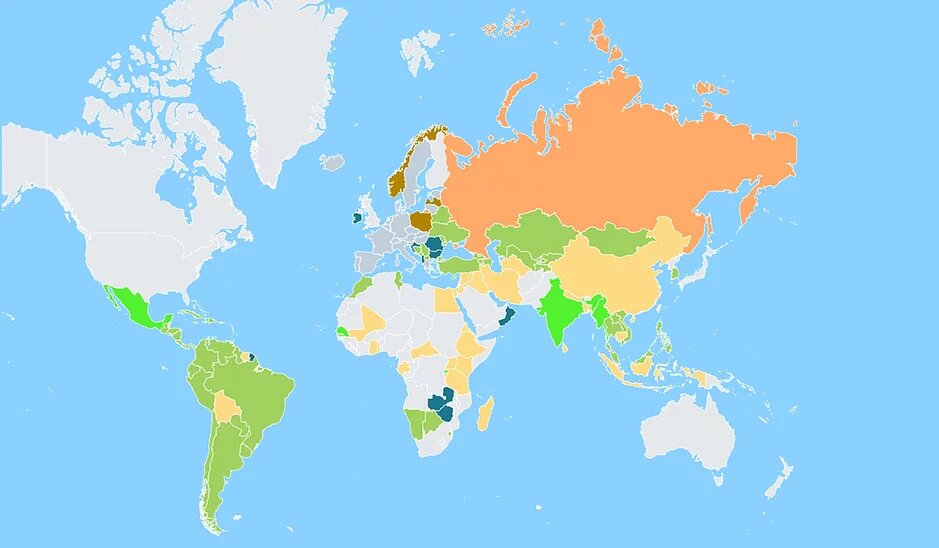 Русским без визы. Страны без визы для россиян в 2022 году на карте. Страны с безвизовым режимом. Страны с визой. Визы для россиян.