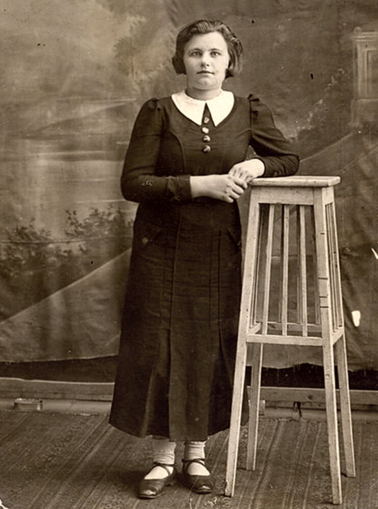 Зинаида Туснолобова. 1940 г.