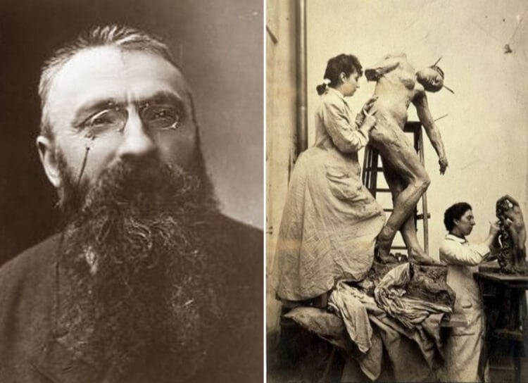 О. Роден и К. Клодель/ фотография из сети интернет