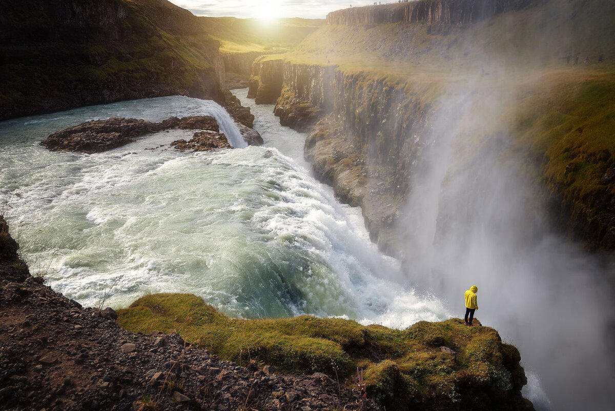 Водопад гюдльфосс исландия фото