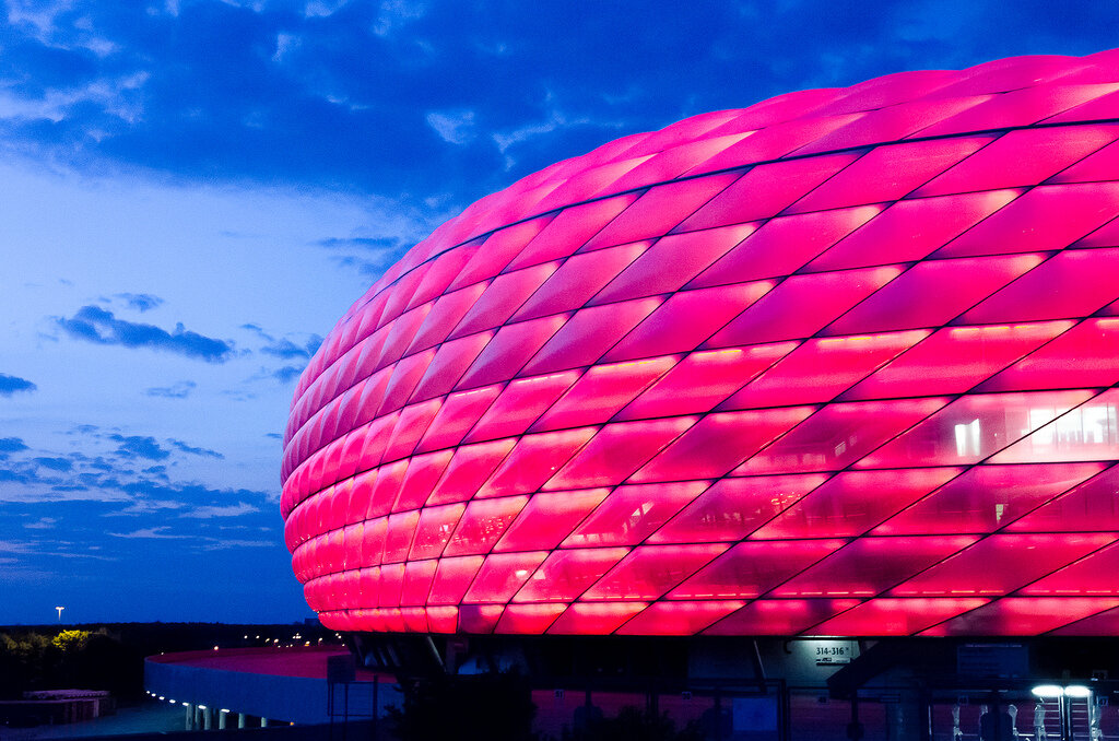 Стадион "Альянц Арена" в Мюнхене