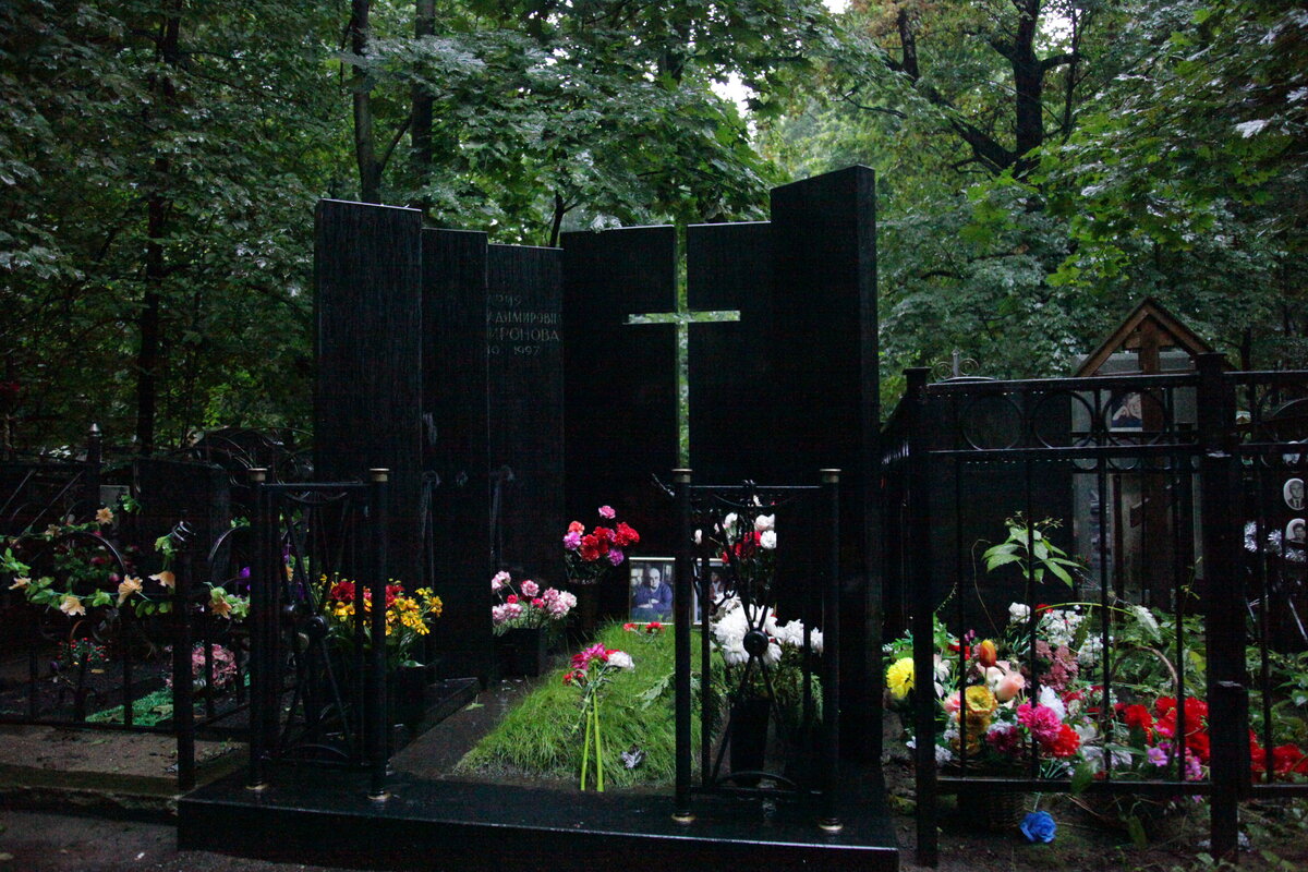 Могила миронова на ваганьковском кладбище участок схема