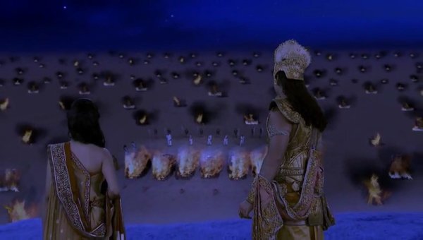 Кадр из сериала "Махабхарата"-2013