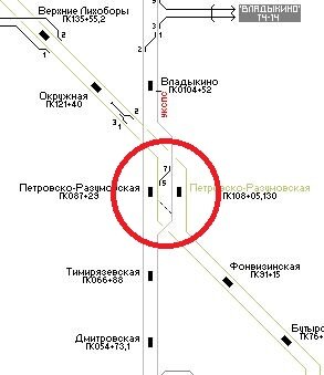 Схема станции метро петровско разумовская