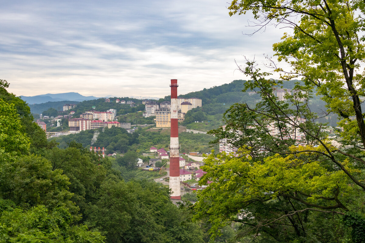 Сочи. Вид с дендрария.