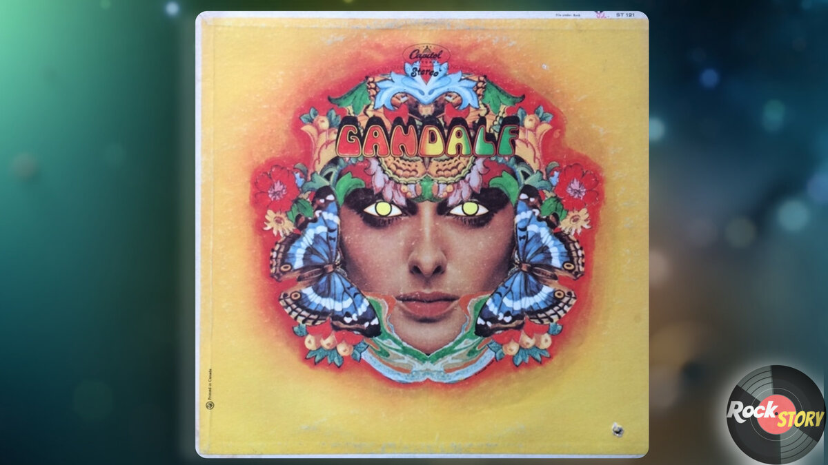 На фотографии обложка дебютного одноименного альбома группы Gandalf
