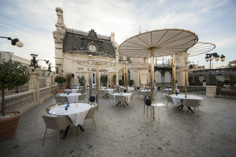 В ресторане la terraza del Casino