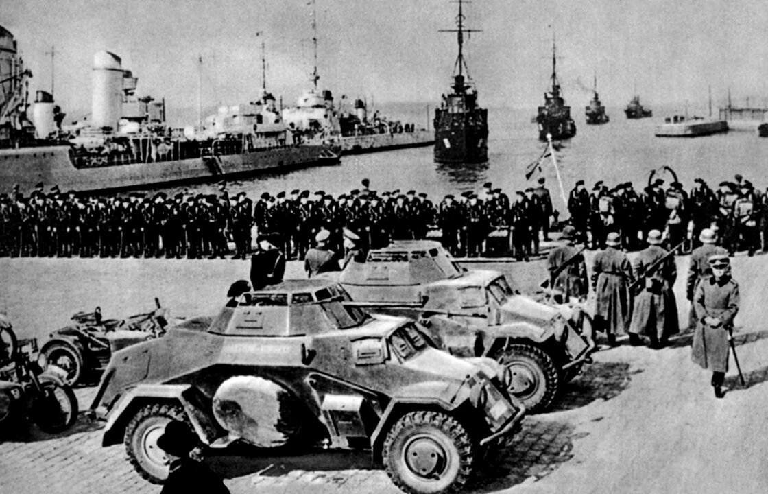 Немецкие войска в Клайпеде