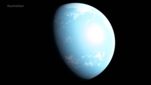 Иллюстрация НАСА показывает, как может выглядеть экзопланета GJ 357 | Фото Центра космических полетов имени Годдарда, НАСА.