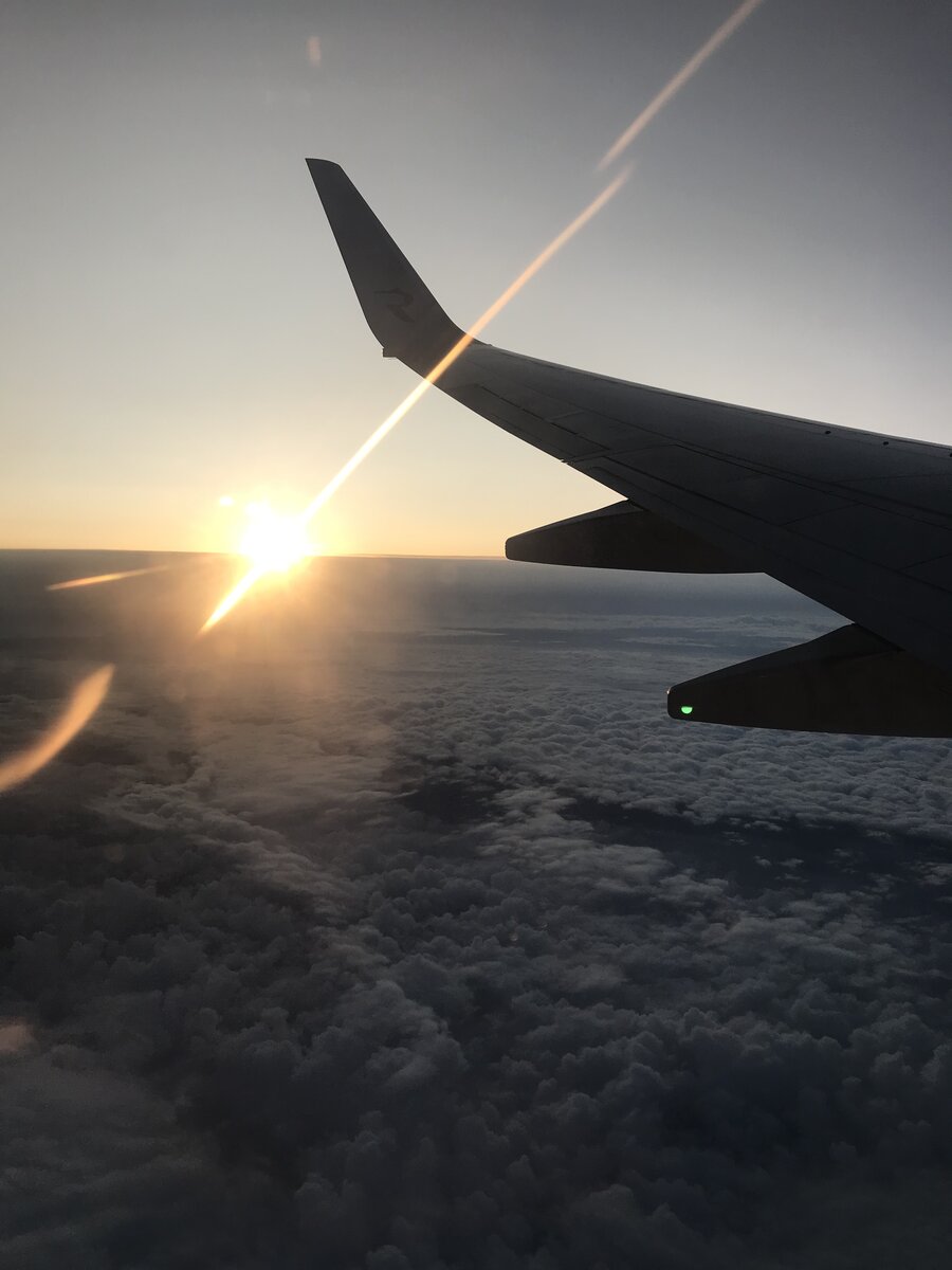 На высоте 10000 метров (фото автора)