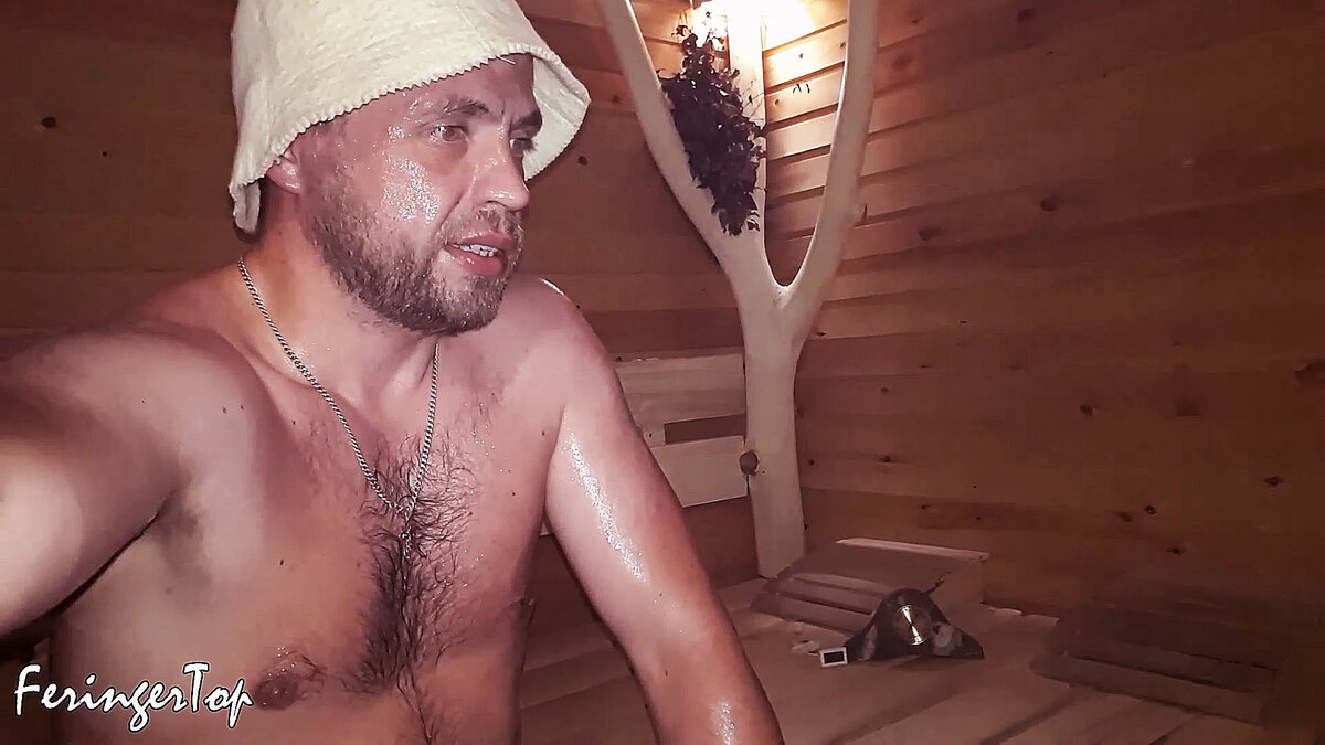 Кадр из моего видео о температуре в бане