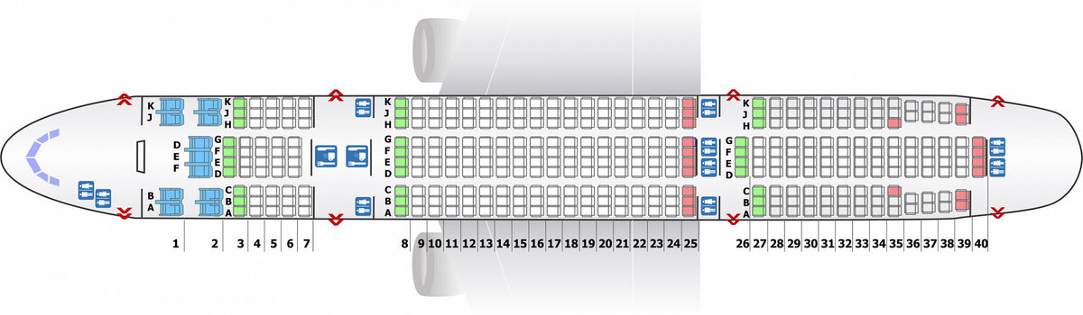 Боинг 737-800 Аэрофлот: схема салона и лучшие места в самолете