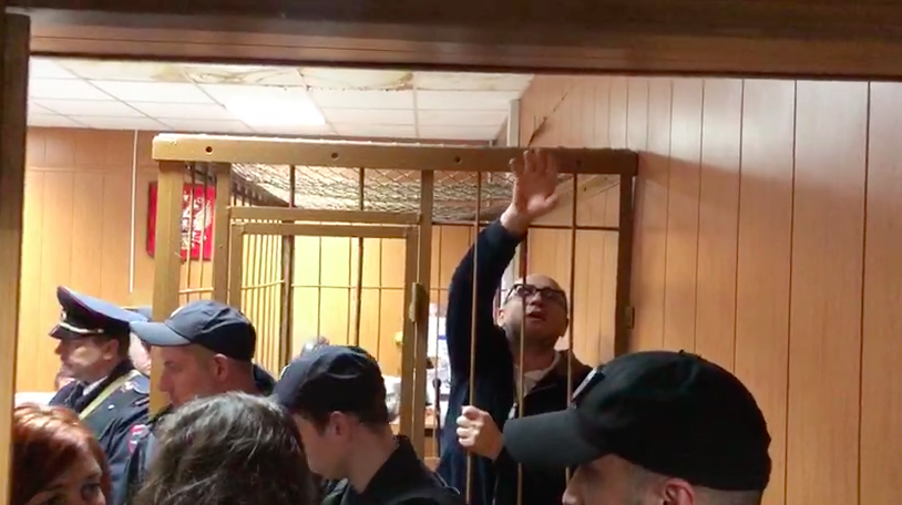  Кантемир Карамзин на заседании Балашихинского городского суда. Фото: http://kantemir.info 