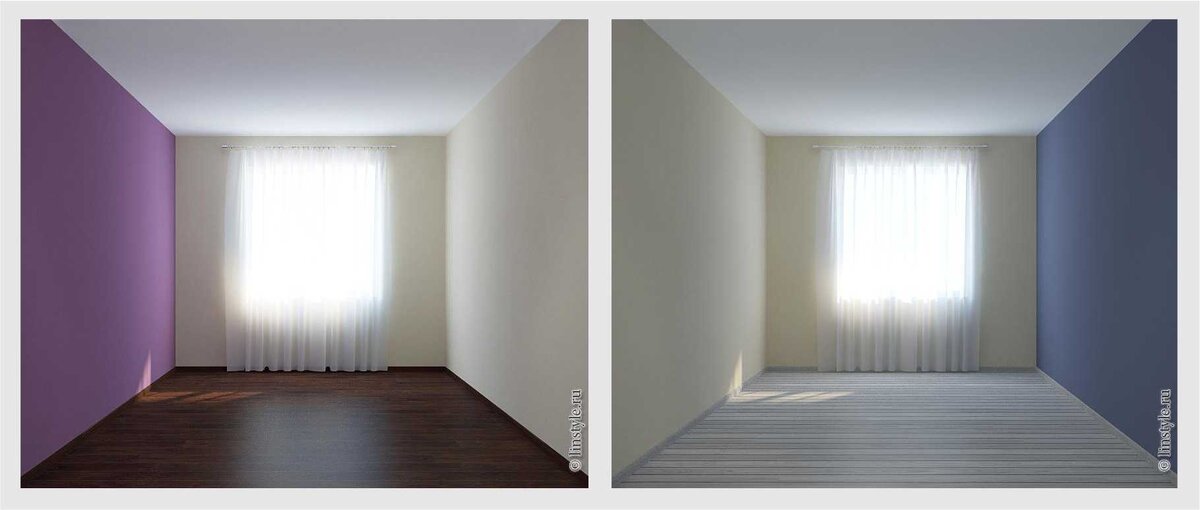 Асимметрия в пропорции комнаты