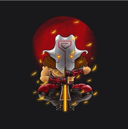 Арт рисунок персонажа из игры Dota 2