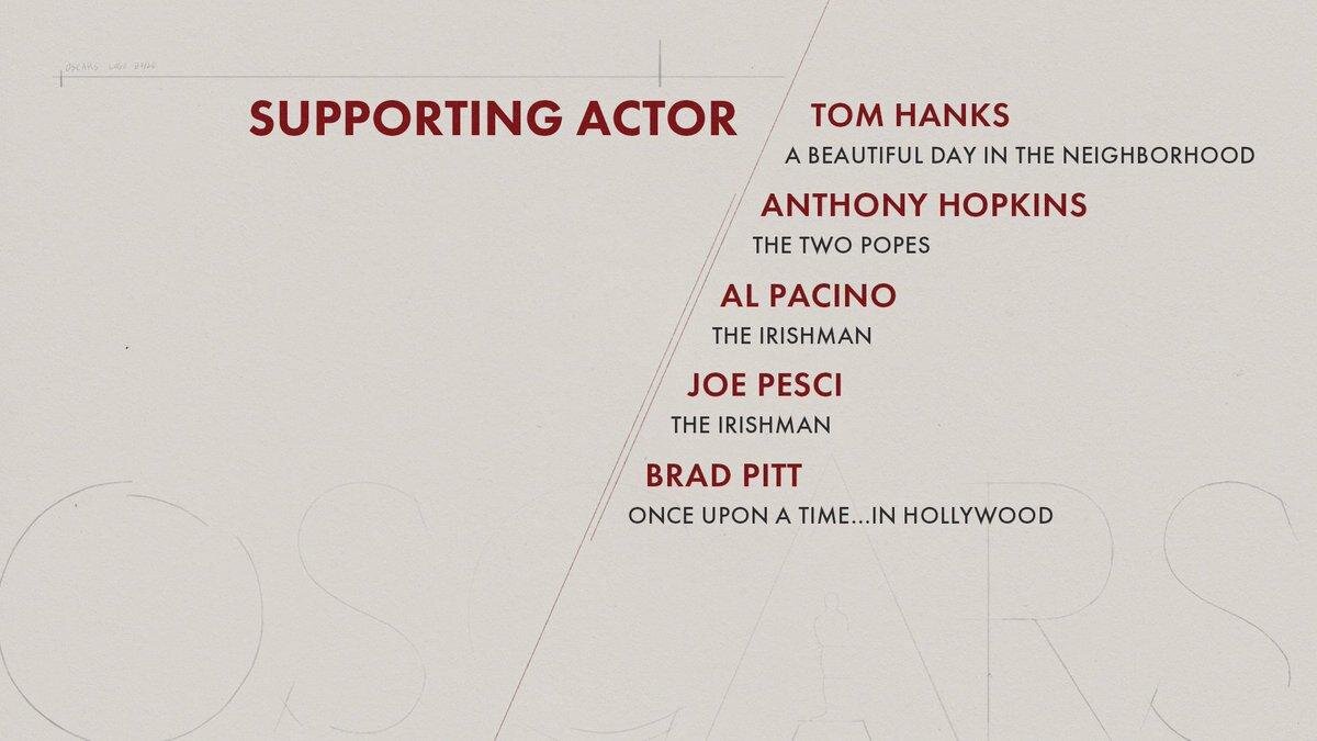 Лучший актер второго плана.