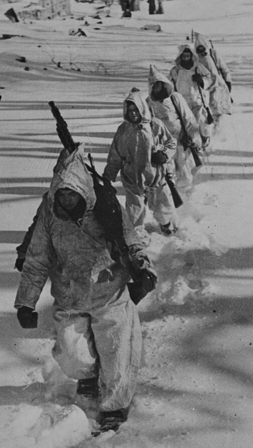 Разведка ВОВ зимой...