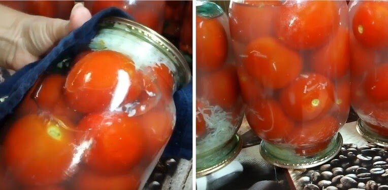 Квашеные помидоры с Обалденным Новым Вкусом в банках на зиму, как бочковые!
