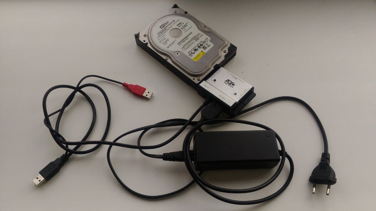 Адаптер-переходник SATA к USB, HDD 2.5, 3.5 к USB 2.0, 3.0