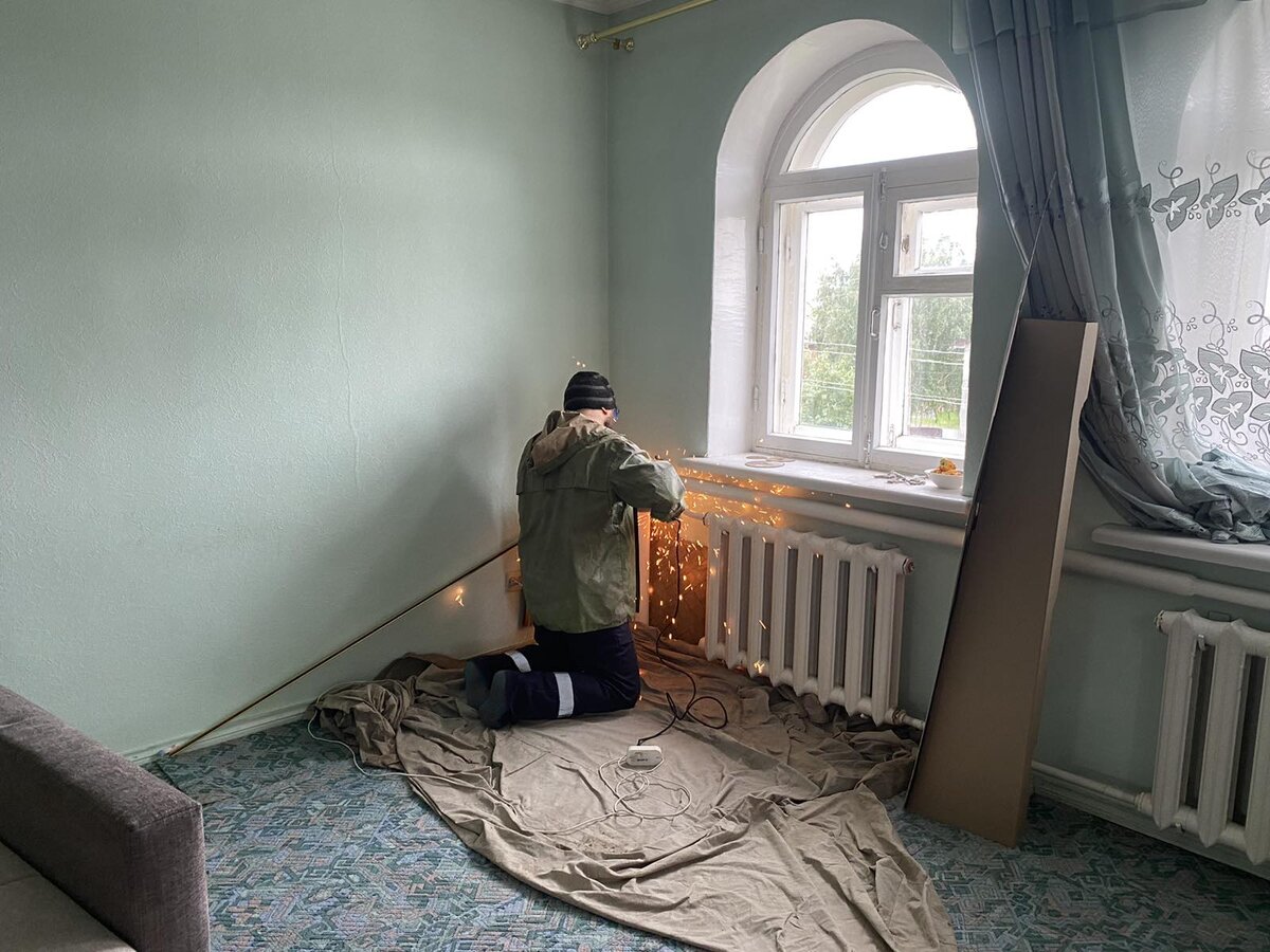 Убираем старую систему отопления